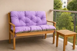 Setgarden Coussin pour banc de jardin 120x60x50cm, coussin de banc de jardin Violet coussin de banc extérieur, coussin de balançoire* Coussin Pour Banc