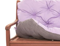 Setgarden Coussin pour banc de jardin 120x60x50cm, coussin de banc de jardin Violet coussin de banc extérieur, coussin de balançoire* Coussin Pour Banc