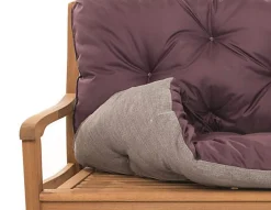 Setgarden Coussin pour banc de jardin 150x60x50cm coussin de banc de jardin Marron coussin de balançoire coussin de banc extérieur* Coussin Pour Banc