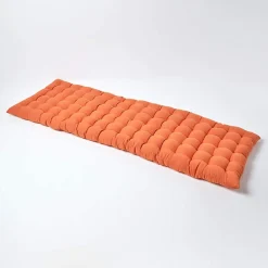 Sale Homescapes Coussin pour banc de jardin 3 places, terracotta -
