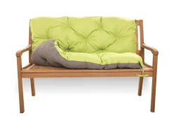 Setgarden Coussin pour banc de jardin 170x60x50cm coussin de banc de jardin 3 places Citron coussin de balançoire coussin de banc extérieur