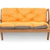 Setgarden Coussin pour banc de jardin 160x50x40cm coussin de banc de jardin Orange coussin de balançoire coussin de banc extérieur* Coussin Pour Banc