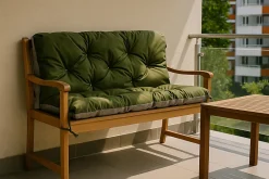 Setgarden Coussin pour banc de jardin 140x60x50cm coussin de banc de jardin Vert coussin de balançoire coussin de banc extérieur* Coussin Pour Banc