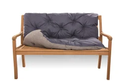 Clearance Setgarden Coussin pour banc de jardin 140x60x50cm coussin de banc de jardin Bleu coussin de balançoire coussin de banc extérieur