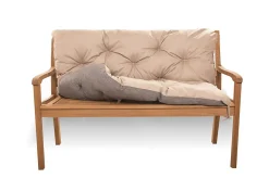 Best Setgarden Coussin pour banc de jardin 100x50x50cm, coussin de banc de jardin Beige, coussin de balançoire extérieur, coussin de jardin