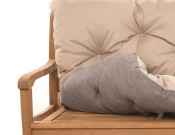 Best Setgarden Coussin pour banc de jardin 100x50x50cm, coussin de banc de jardin Beige, coussin de balançoire extérieur, coussin de jardin