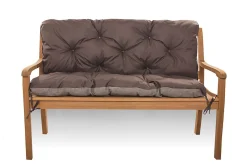 Setgarden Coussin pour banc de jardin 150x50x50cm coussin de banc de jardin Marron coussin de balançoire coussin de banc extérieur* Coussin Pour Banc