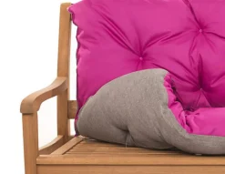 Best Setgarden Coussin pour banc de jardin 150x60x50cm coussin de banc de jardin Rosa coussin de balançoire coussin de banc extérieur