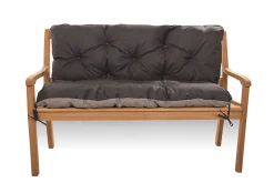 Setgarden Coussin pour banc de jardin 170x60x50cm coussin de banc de jardin 3 places Noir coussin de balançoire coussin de banc extérieur* Coussin Pour Banc