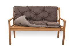 Setgarden Coussin pour banc de jardin 160x50x50cm coussin de banc de jardin 3 places Marron coussin de balançoire coussin de banc extérieur* Coussin Pour Banc