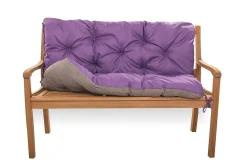 Setgarden Coussin pour banc de jardin 100x50x40cm, coussin de banc de jardin Violet, coussin de balançoire extérieur, coussin de jardin* Coussin Pour Banc