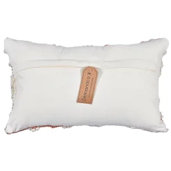 Deko & Co Coussin rectangle macramé beige et terracotta L.50 x l.30 cm* Coussin