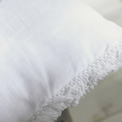 Today Coussin rectangulaire "Home" brodé (30x50 cm - Blanc)* Coussin Pour Canapé