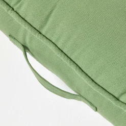 New Homescapes Coussin rehausseur pour canapé en coton, vert foncé -