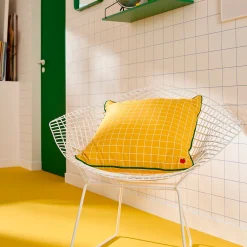 Clearance Sodeco x Castorama Coussin Sodeco jaune en coton l.50 x L.50 cm