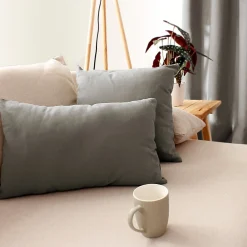 Sale Enjoy Home Coussin uni effet Bachette déhoussable - 40 x 40 cm