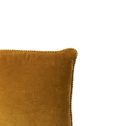 Deko & Co Coussin velours contour perlé HONEY 40x60* Coussin Pour Canapé