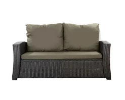 Setgarden Coussins de canapé meubles de jardin en résine tressée Vert Coussins extérieur 160x50x50cm Coussin de banc de jardin 3 places* Coussin Palette