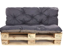 Best Setgarden Coussins palettes 120x80 / 120x50cm coussins de palette Bleu foncé, coussins de canapé de jardin, coussin palette exterieur