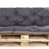 Setgarden Coussins palettes 120x80 / 120x40cm coussins de palette Bleu foncé, coussins de canapé de jardin, coussin palette exterieur* Coussin Palette