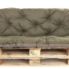 Setgarden Coussins palettes 120x80 / 120x50cm coussins de palette Vert, coussins de canapé de jardin, coussin palette exterieur* Coussin Palette