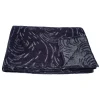Home Maison Couverture laine Mérinos très douce (180x240 cm - Bleu Marine)* Plaid Laine
