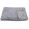 Home Maison Couverture laine Mérinos très douce (180x240 cm - Gris)* Plaid Laine
