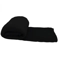 Vivezen Couverture, plaid polaire 220 x 240 cm en flanelle ultra doux - Noir -* Plaid