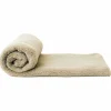 Vivezen Couverture, plaid polaire, jeté de canapé 150 x 200 cm Cosy ultra doux - 100% Polyester - Beige -* Plaid