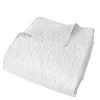 Clearance Home Maison Couvre-lit microfibre à motif floral (240x220 cm - Blanc)