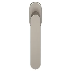 GoodHome Crémone de fenêtre Minzh aluminium gris chromé L.12cm* Poignée De Fenêtre