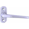 Crémone fenêtre 1/2 baton aluminium argent* Poignée De Fenêtre