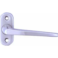 Crémone fenêtre 1/2 baton aluminium argent* Poignée De Fenêtre