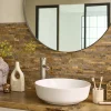 Best D-C-Fix Dalle adhésive murale Wall Tiles premium ® effet plaquette de parement grises L.34,5 x l.30cm