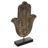 Atmosphera Créateur D'Intérieur Déco main fatma Oasis - métal - doré - 24x37 cm - Atmosphera* Statue Décorative