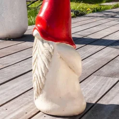 Wanda Collection Déco moderne gnome jardin 50 cm rouge* Statue Décorative