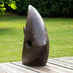 Discount Wanda Collection Déco moderne jardin statue poisson petit modèle brun 50cm