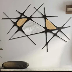 Sale Mauro Ferretti Décoration murale avec miroir Absy 114x2x80 cm