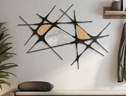 Sale Mauro Ferretti Décoration murale avec miroir Absy 114x2x80 cm
