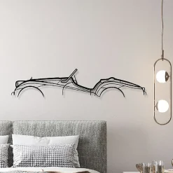 Shape Paris DÉCORATION MURALE EN MÉTAL - Silhouette de voiture - TR3A 1959 - 80 cm - Édition limitée