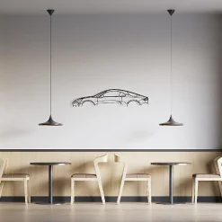 Sale Shape Paris DÉCORATION MURALE EN MÉTAL - Silhouette de voiture - Alpine A110