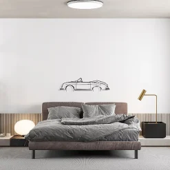 Shape Paris DÉCORATION MURALE EN MÉTAL - Silhouette de voiture - 356 Speedster California - 80 cm - Édition limitée* Objet Décoratif Mural