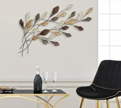 Hot Mauro Ferretti Décoration murale en métal Ramo 46x5.5x87.5 cm