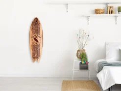 Best Déclina DECLINA, planche de surf décorative, décoration murale, surf déco, alu-dibond, Planche de surf déco Hawaii Beach, 100x30 cm