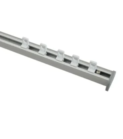 Clearance Secodir DECORAIL - Tringle Rail Rideau Discret 1.5 m - Aluminium