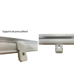 Clearance Secodir DECORAIL - Tringle Rail Rideau Discret 1.5 m - Aluminium