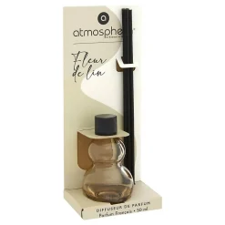 Atmosphera Créateur D'Intérieur Diffuseur de parfum Hanae 50ml verre lin - Atmosphera* Bougie Et Senteur