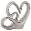 Outlet Atmosphera Créateur D'Intérieur Double cœur déco Safina H.16,5cm résine - Atmosphera