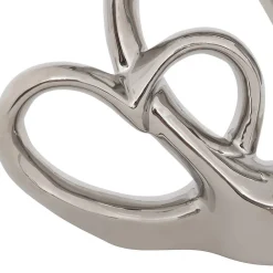 Outlet Atmosphera Créateur D'Intérieur Double cœur déco Safina H.16,5cm résine - Atmosphera