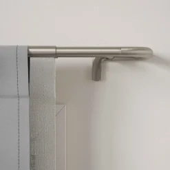 Hot Umbra Double tringle à rideaux D25mm extensible argenté, 76-213cm
